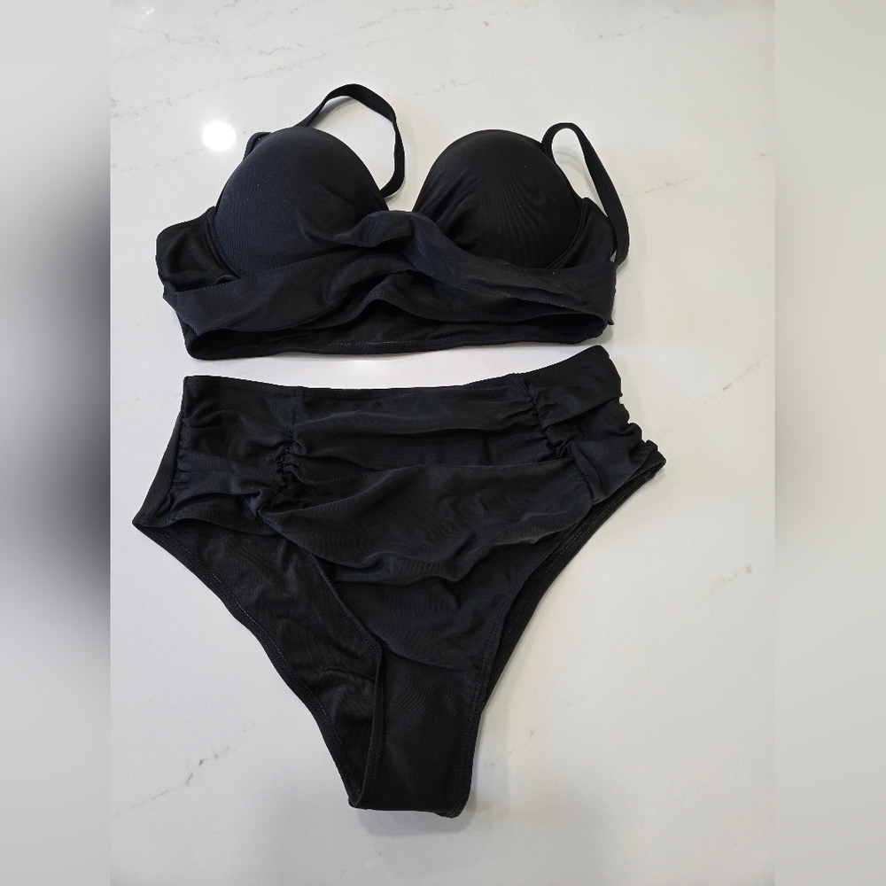 NWT Black Women's Swimwear Set Size M